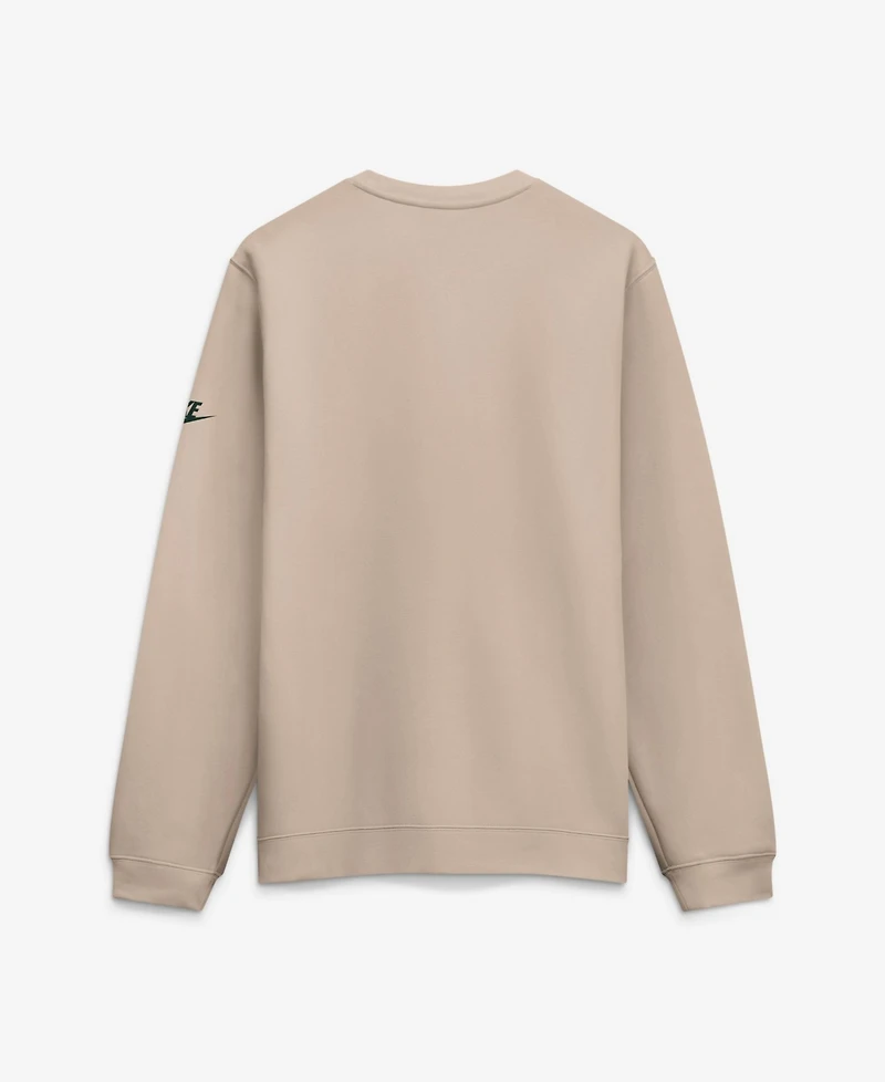Nike Men's Sand Green Bay Packers I-Formation Rewind Club Crew Sweatshirt