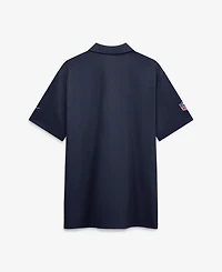 Nike Men's Navy Denver Broncos Sideline Powerful Blocking Dri-fit Tour Polo Shirt