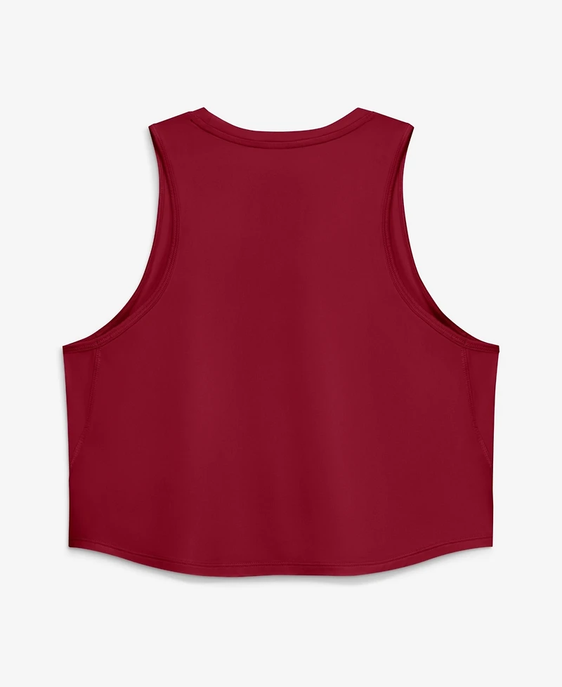 Nike Women's Oklahoma Sooners One Slim-Fit Cropped Tank Top