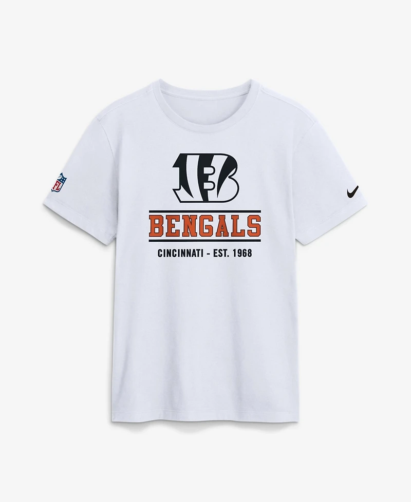 Nike Men's White Cincinnati Bengals Sideline Alternate Final Sprint Dri-fit T-Shirt