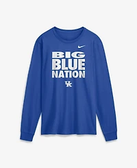 Nike Men's Royal Kentucky Wildcats 2026 Sideline Slogan Dri-fit Long Sleeve T-Shirt