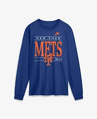 Nike Men's Royal New York Mets Cooperstown Graphic Long Sleeve T-Shirt