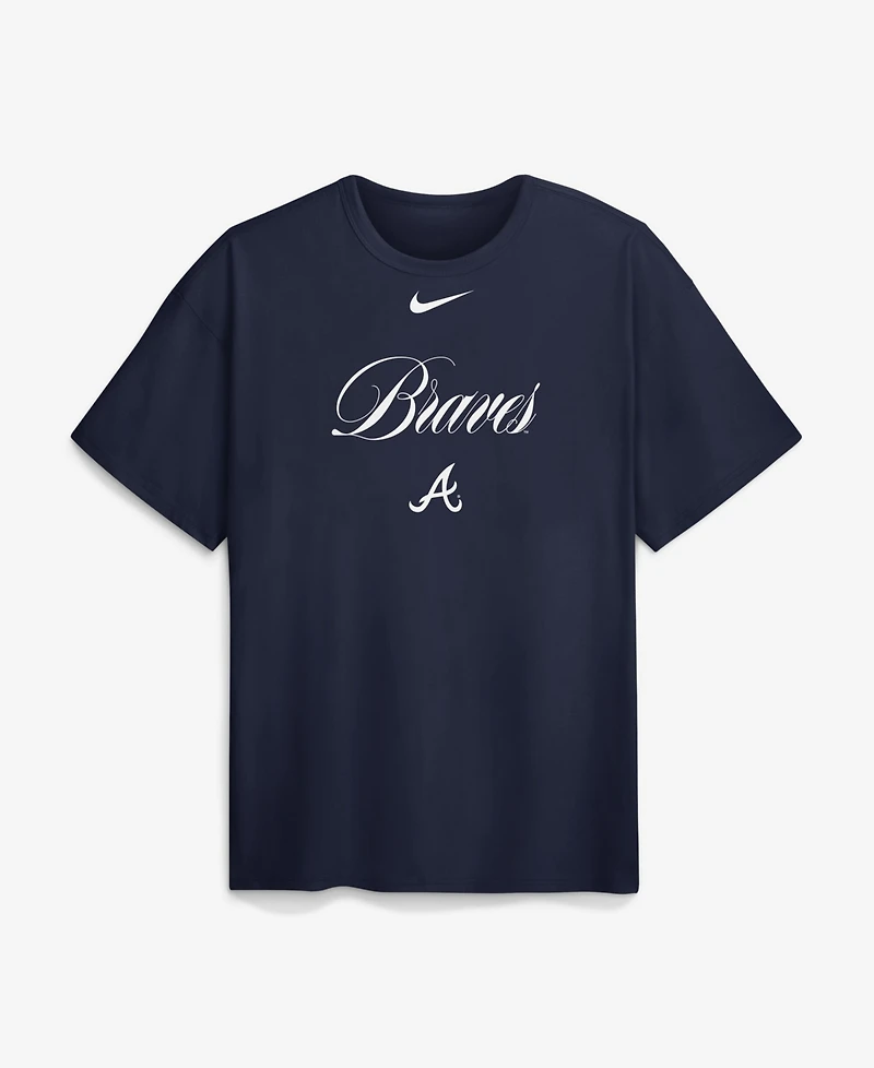 Nike Men's Navy Atlanta Braves 4x Champions Rings Local Max90 T-Shirt