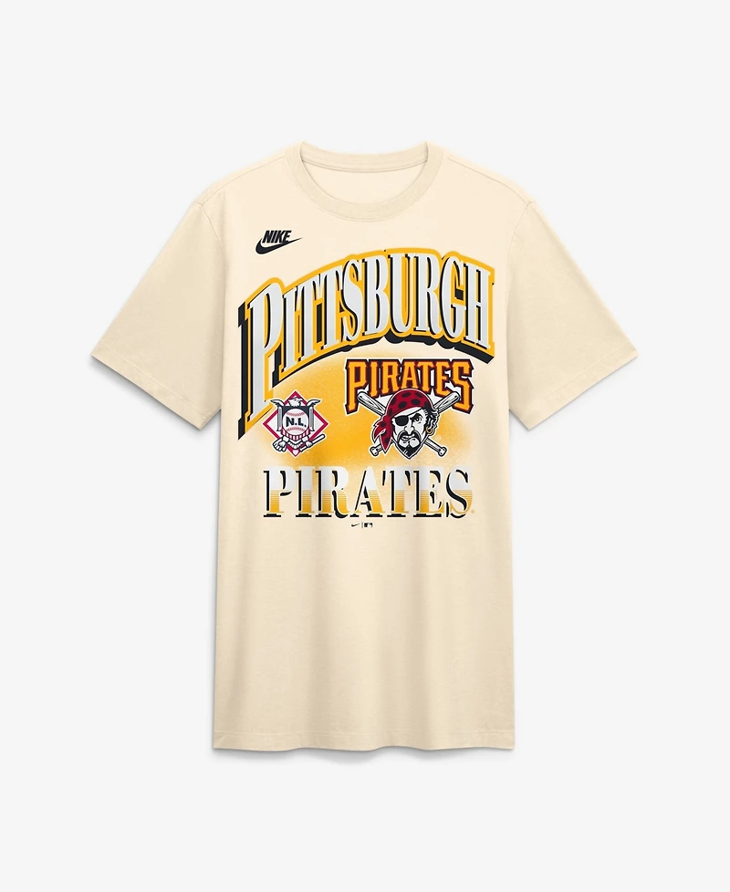 Nike Men's Natural Pittsburgh Pirates Vintage Tri-Blend T-Shirt