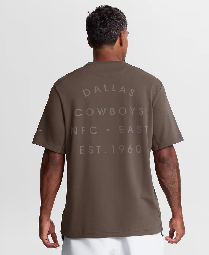 Nike Men's Brown Dallas Cowboys Last Resort Dri-fit T-Shirt