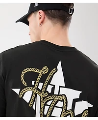 New Era Men's Black Houston Astros Injection Lifestyle Urban Ranchwear T-Shirt