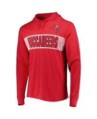 '47 Brand Men's Red Tampa Bay Buccaneers Field Franklin Hooded Long Sleeve Sweatshirt