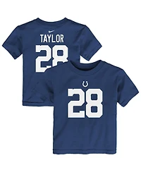 Nike Toddler Jonathan Taylor Royal Indianapolis Colts Player Name Number T-Shirt