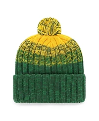 47 Brand Men's Green Oakland Athletics Cascade Cuffed Knit Hat with Pom