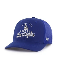 47 Brand Men's Royal Los Angeles Dodgers Pitstop Trucker Adjustable Hat