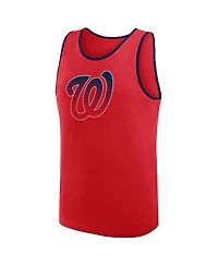 Logo Athletic Men's Red Washington Nationals Unmatched Success Tank Top