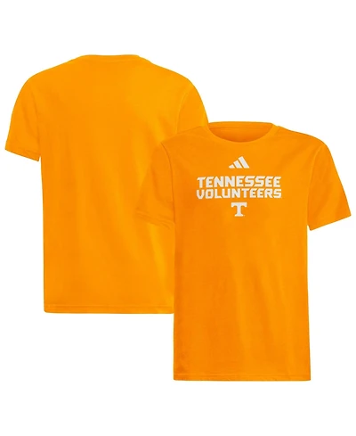 Adidas Big Boys and Girls Tennessee Orange Volunteers Wordmark Fresh T-Shirt
