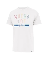 '47 Brand Men's White Detroit Lions Motor City Pride Franklin T-Shirt