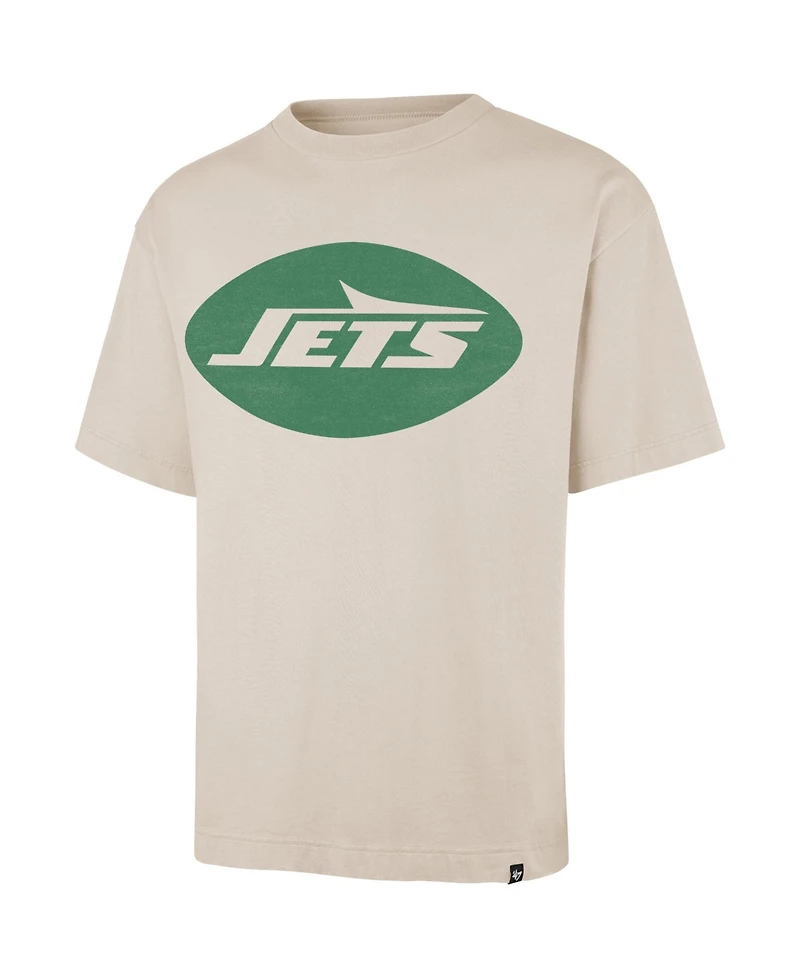47 Brand Men's Tan New York Jets Bouldering Imprint Ravine Foundation T-Shirt