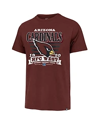 '47 Brand Men's Cardinal Arizona Cardinals Stripe Splash Franklin T-Shirt