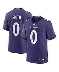 Nike Men's Roquan Smith Purple Baltimore Ravens Team Game Jersey