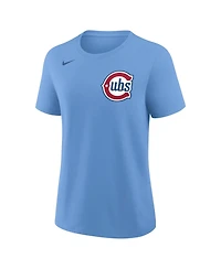 Nike Women's Seiya Suzuki Light Blue Chicago Cubs Name Number T-Shirt