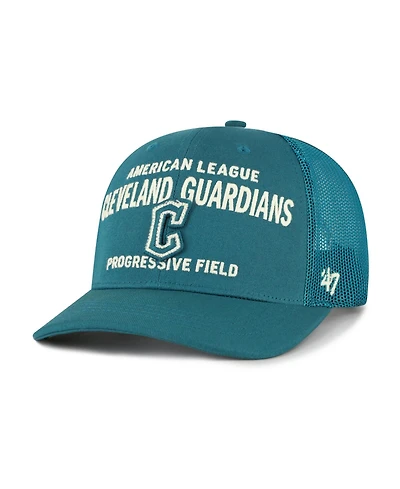 47 Brand Men's Teal Cleveland Guardians Contemporary Hitch Adjustable Trucker Hat