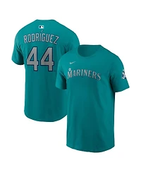 Nike Men's Julio Rodriguez Teal Seattle Mariners Name Number T-Shirt