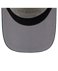 New Era Men's Cream/Dark Green Houston Astros Chrome A-Frame 9FIFTY Snapback Hat