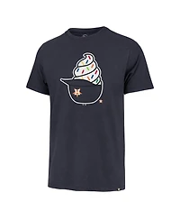 47 Brand Men's Navy Houston Astros Ice Cream Helmet Franklin T-Shirt