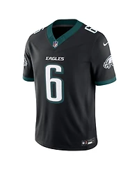 Nike Men's DeVonta Smith Black Philadelphia Eagles Alternate Vapor F.u.s.e. Stitched Limited Jersey