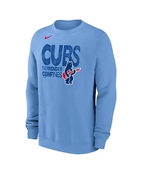 Nike Men's Light Blue Chicago Cubs Electric Bear Sweatshirt