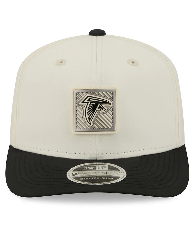 New Era Men's Cream/Black Atlanta Falcons 2026 Nfl Training Camp 9SEVENTY Adjustable Hat
