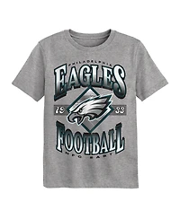 Outerstuff Preschool Dark Heather Gray Philadelphia Eagles Of Days Past T-Shirt