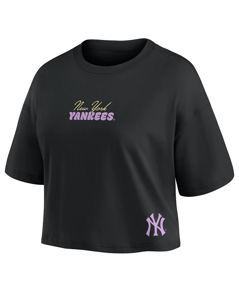 Fanatics Women's New York Yankees Aaron Judge Cropped T-Shirt