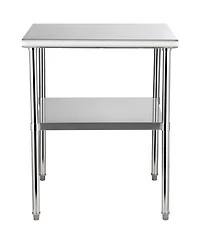 Hongge Heavy Duty Stainless Steel Prep Table 30 x 30 x 36 in Supporting 800 lbs with Adjustable Undershelf