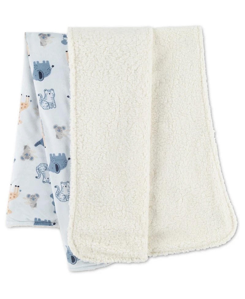 Huggies Baby Boys' Allover Animal Graphic Printed Blanket