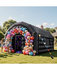 Hongge Inflatable Nightclub Party Tent with 680W Blower Windows and Sandbags