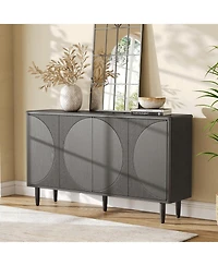 Tribesigns 59" Buffet Cabinet with Storage Doors