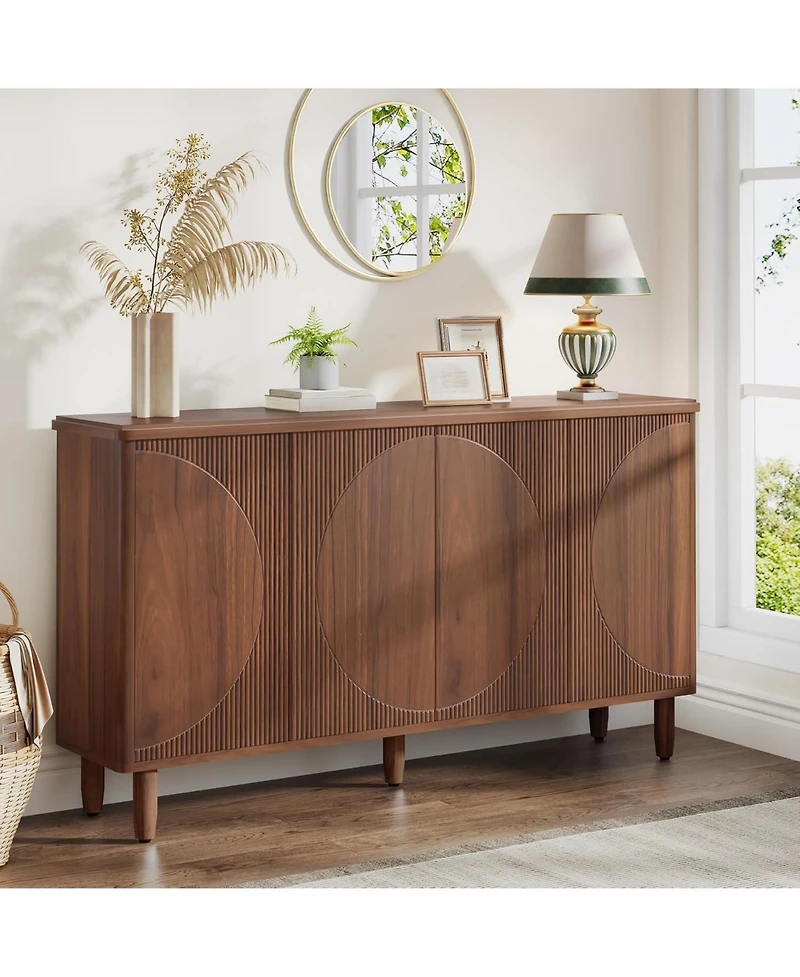 Tribesigns Buffet Cabinet with Storage Doors