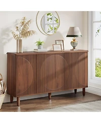 Tribesigns Buffet Cabinet with Storage Doors