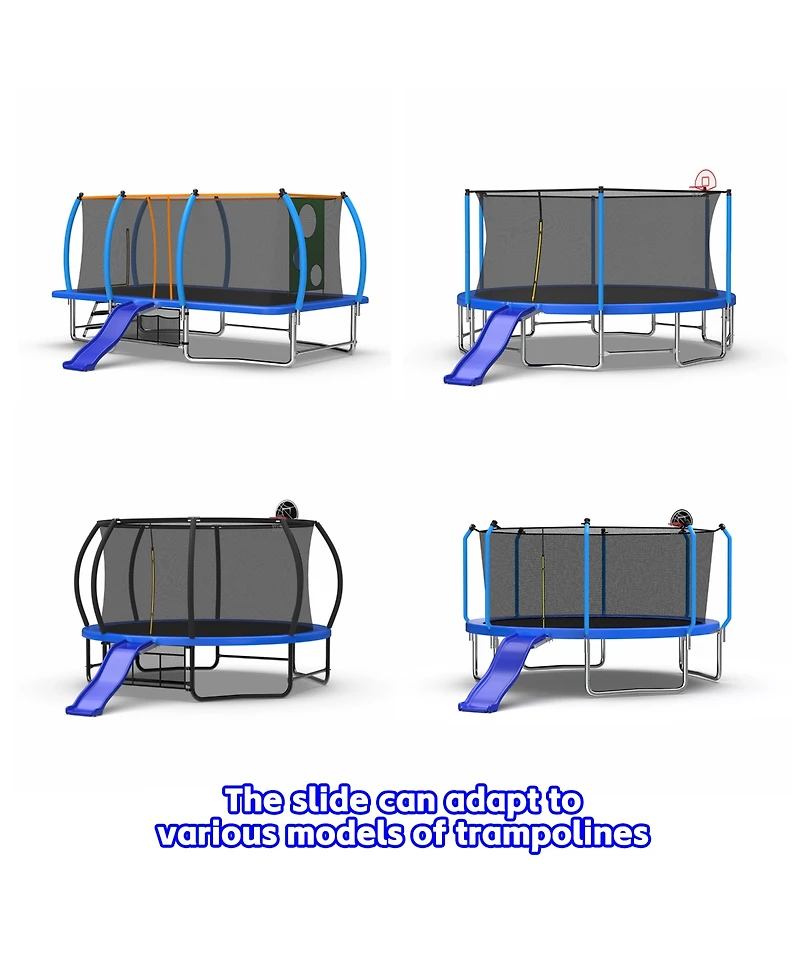 Zeny Outdoor trampoline slide