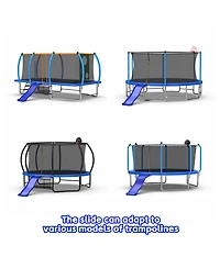 Zeny Outdoor trampoline slide