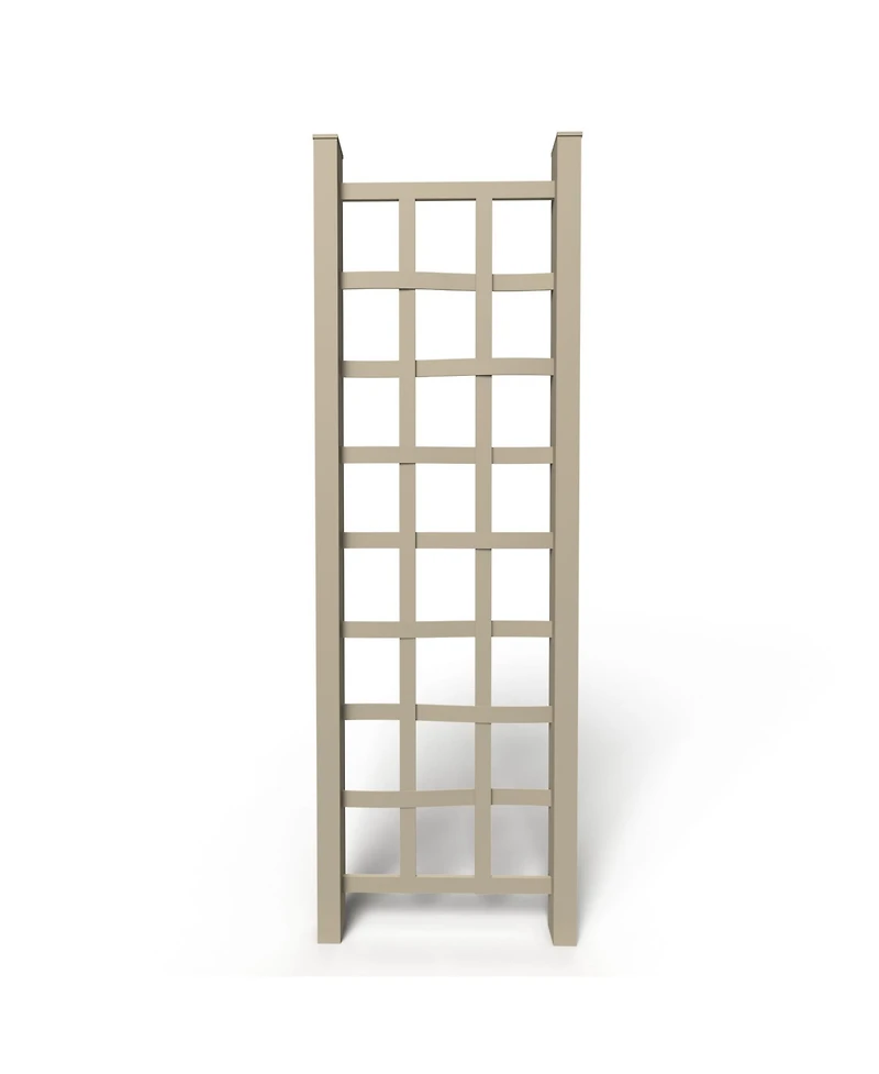 Dura-Trel Inc Elmwood 22 by 75 Inch Indoor Outdoor Garden Trellis with Ground Anchors, Plant Support for Vines, Climbing Plants, Flower and Vegetables