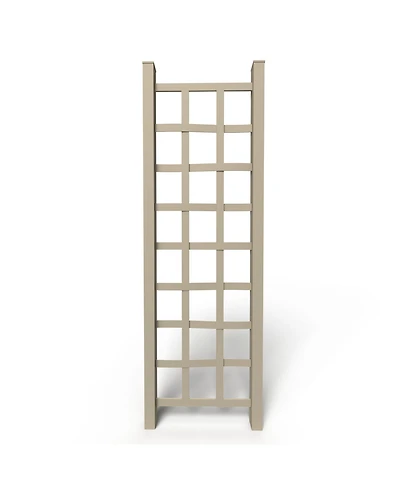 Dura-Trel Inc Elmwood 22 by 75 Inch Indoor Outdoor Garden Trellis with Ground Anchors, Plant Support for Vines, Climbing Plants, Flower and Vegetables