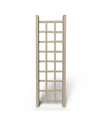 Dura-Trel Inc Elmwood 22 by 75 Inch Indoor Outdoor Garden Trellis with Ground Anchors, Plant Support for Vines, Climbing Plants, Flower and Vegetables