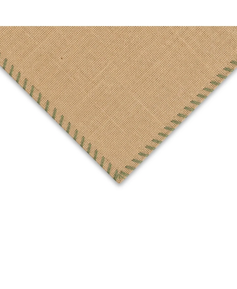 Dainty Home Neves Rectangular Shaped Jute Placemats Set of 4 - Durable Table Mats