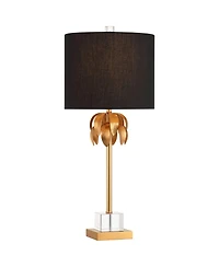 Vienna Full Spectrum Monaco 27 1/2" High Crystal and Brass 3-Way Table Lamp