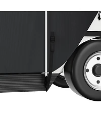 Hongge 4-Person Golf Cart Driving Enclosure 86 in with Transparent Windows for Ezgo Club Car and Yamaha