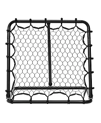 Hongge Adjustable Angle Soccer Rebounder Net 34 x 34 in Folding Kickback Goal for All Ages Training
