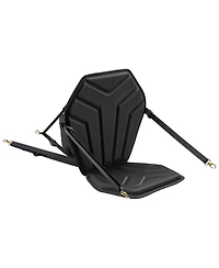 Hongge Hexagonal Padded Kayak Seat 1 in Thick with Back Support Adjustable Straps and Storage Bag