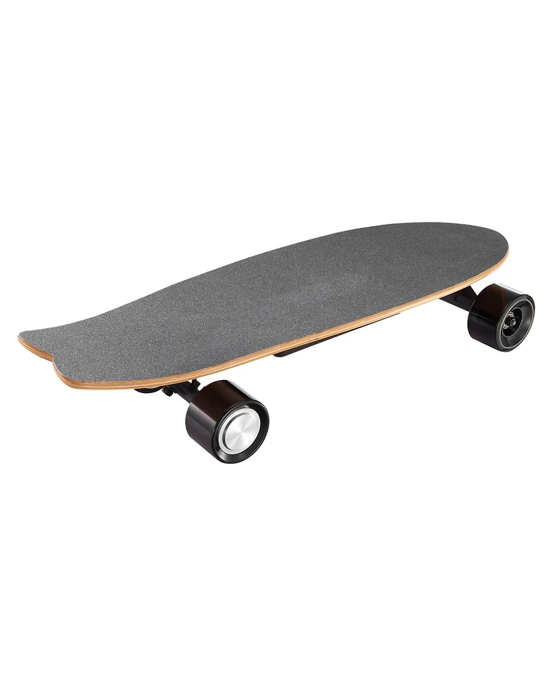 Hongge Electric Skateboard Longboard with Remote Reaching 13.7 mph and 7.5 Mile Range for Adults and Teens
