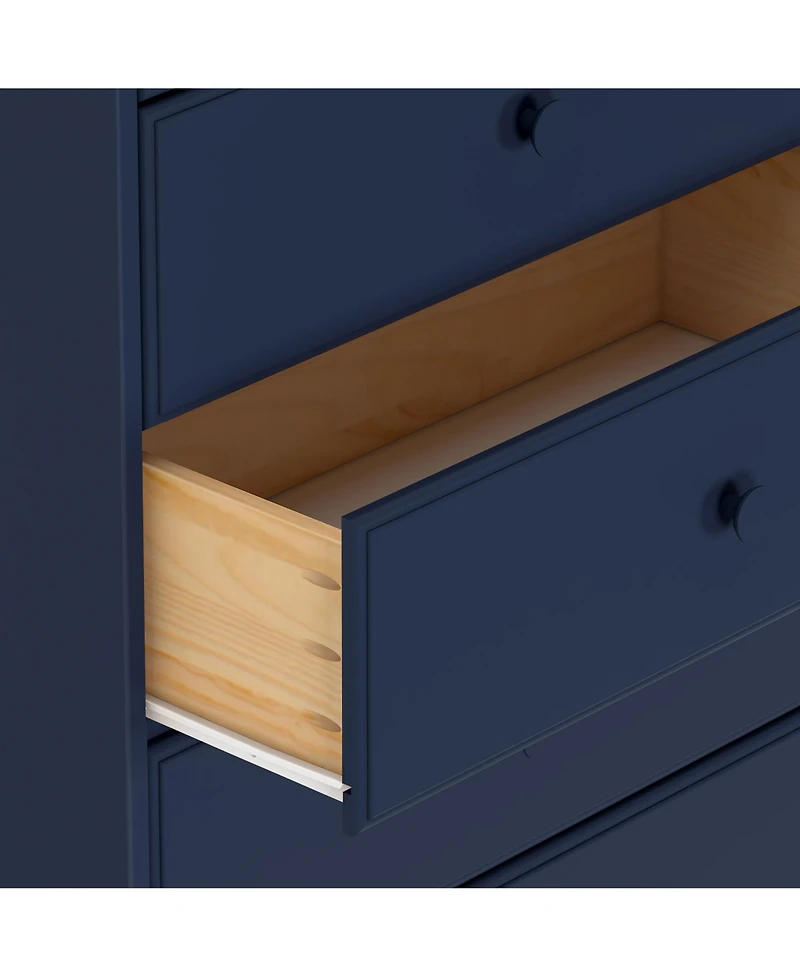 Plank+Beam Solid Wood Classic -Drawer Dresser, Storage Dresser for Bedroom