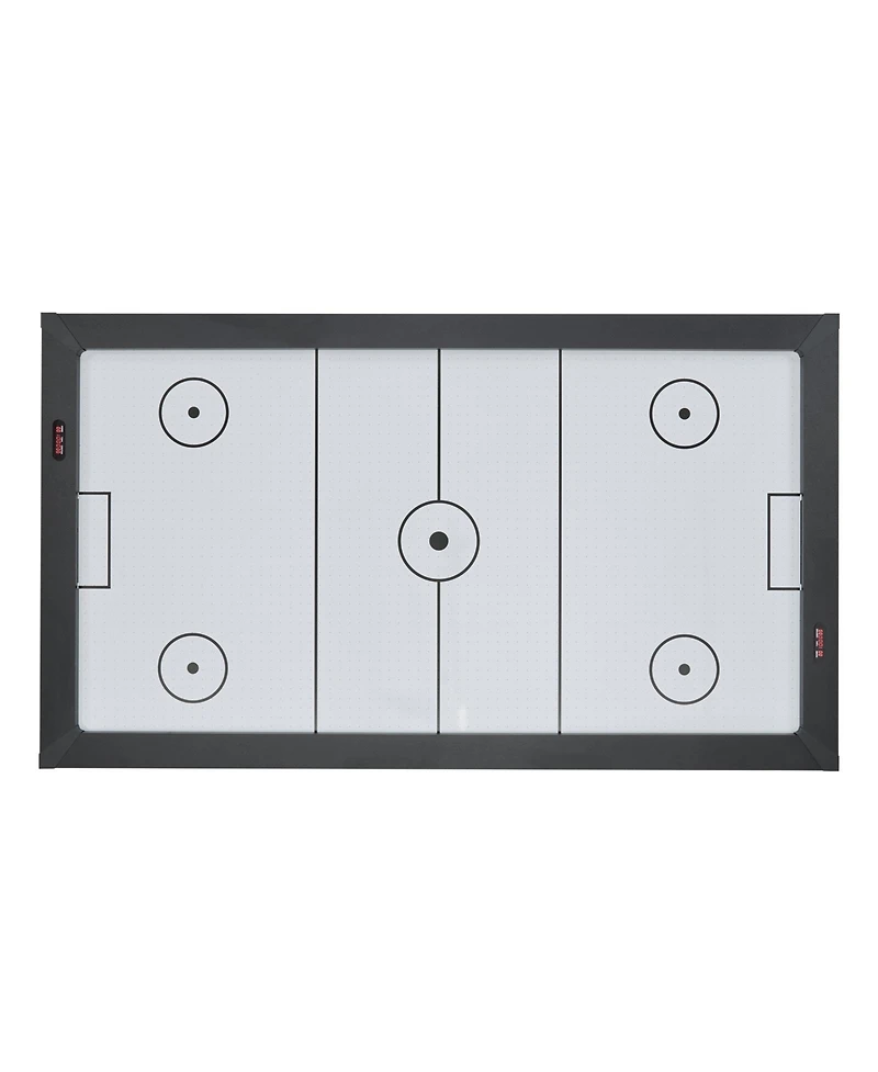 Hongge 84 in Air Hockey Game Table with High-Powered Blower Electronic Scorer 2 Pushers and 2 Pucks