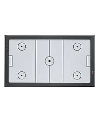 Hongge 84 in Air Hockey Game Table with High-Powered Blower Electronic Scorer 2 Pushers and 2 Pucks